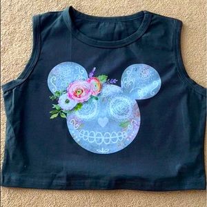 Supercrop top Halloween Mickey Mouse